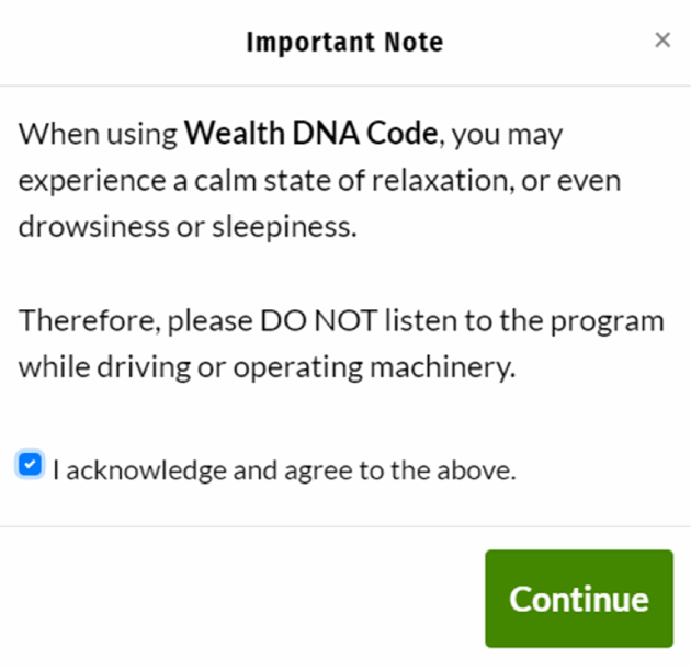 important note about safty